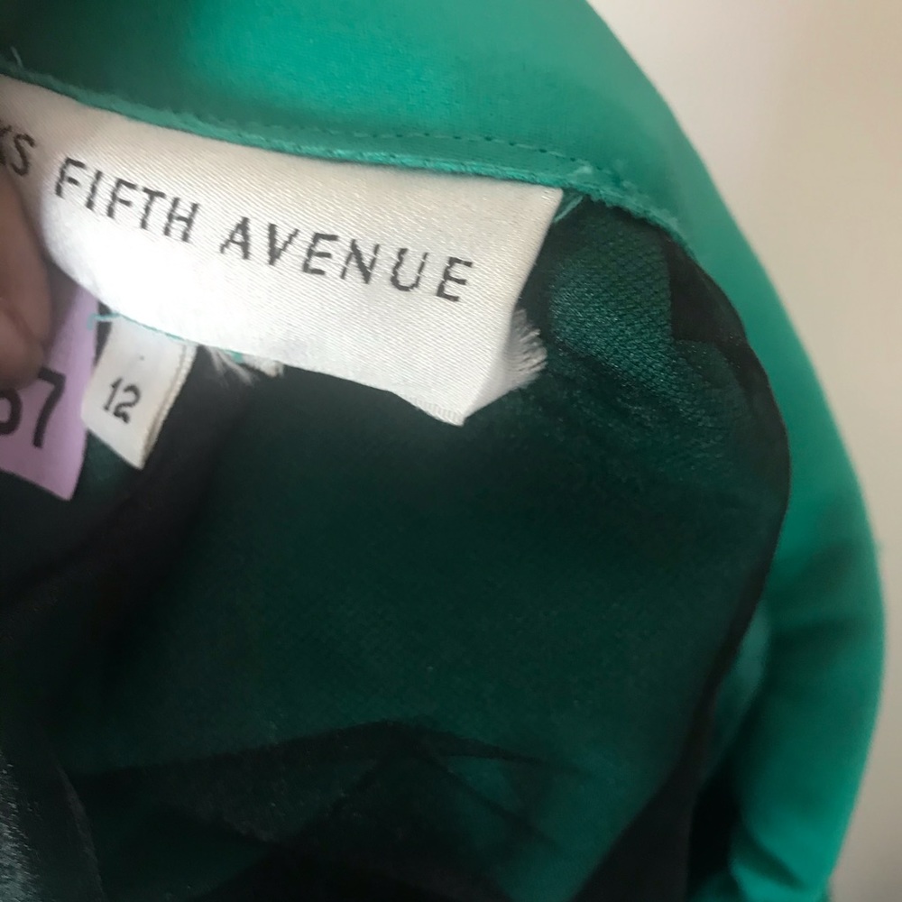Saks Fifth Avenue Emerald Green Maxi Skirt Size 12 - Picture 5 of 6